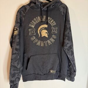 Michigan State Colosseum Camo Sleeve Hoodie